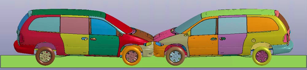 ls-dyna car2car benchmark